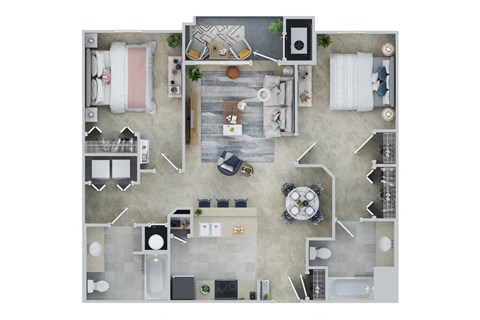 1020 Sq. Ft 2 BED - 2 BATH | Bellini at Alexander at Patroon Creek, New York, 12206